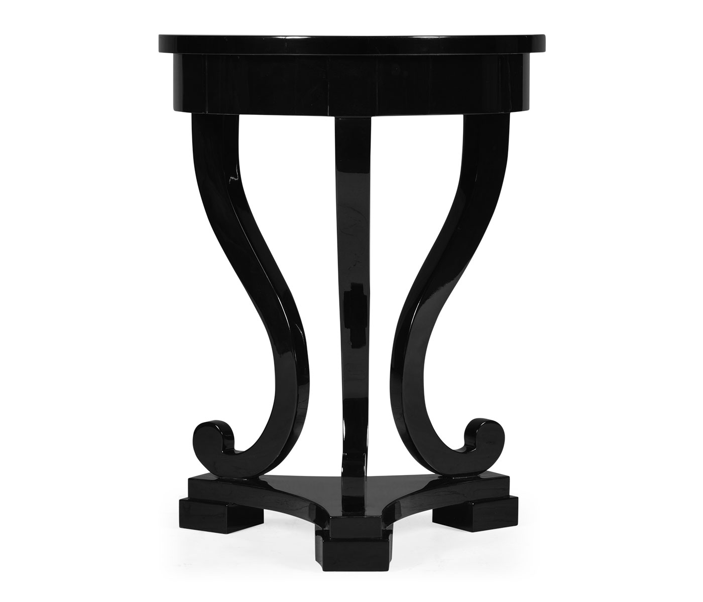 Biedermeier Black Cigarette Table