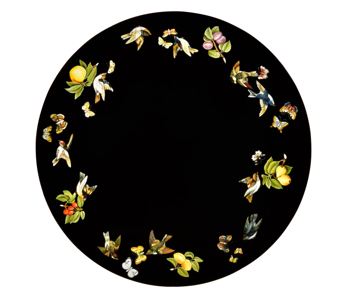 Biedermeier Black Cigarette Table