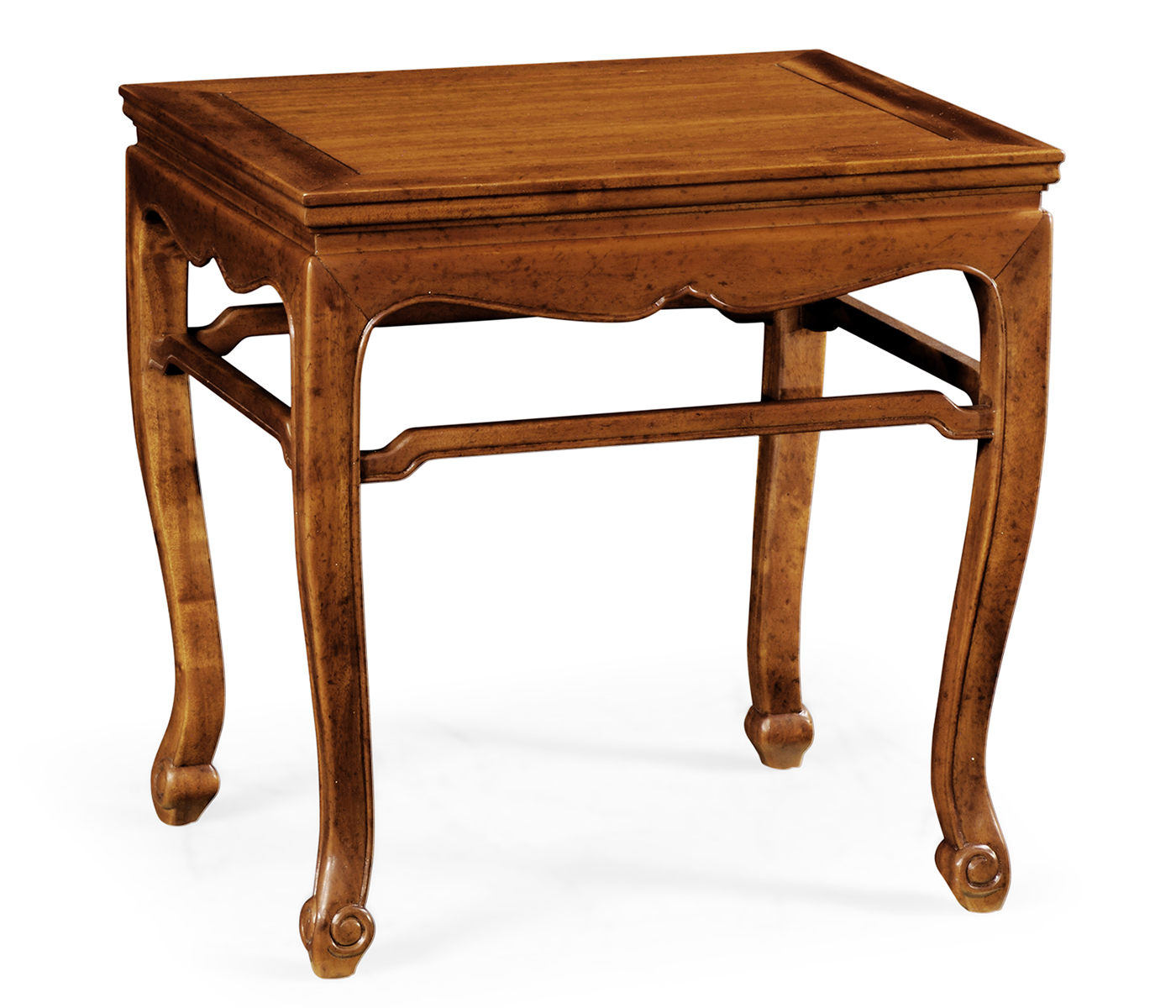 Imperial Mahogany Cabriole Leg Chinese End Table