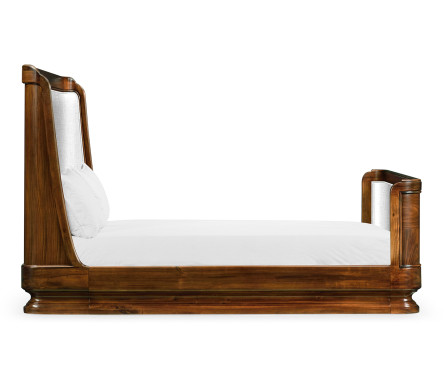 Moderne High Lustre Santos Rosewood Cali King Bed