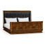 Moderne High Lustre Santos Rosewood US Queen Bed