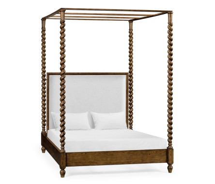 Four Poster Warm Chestnut US Queen Daybed