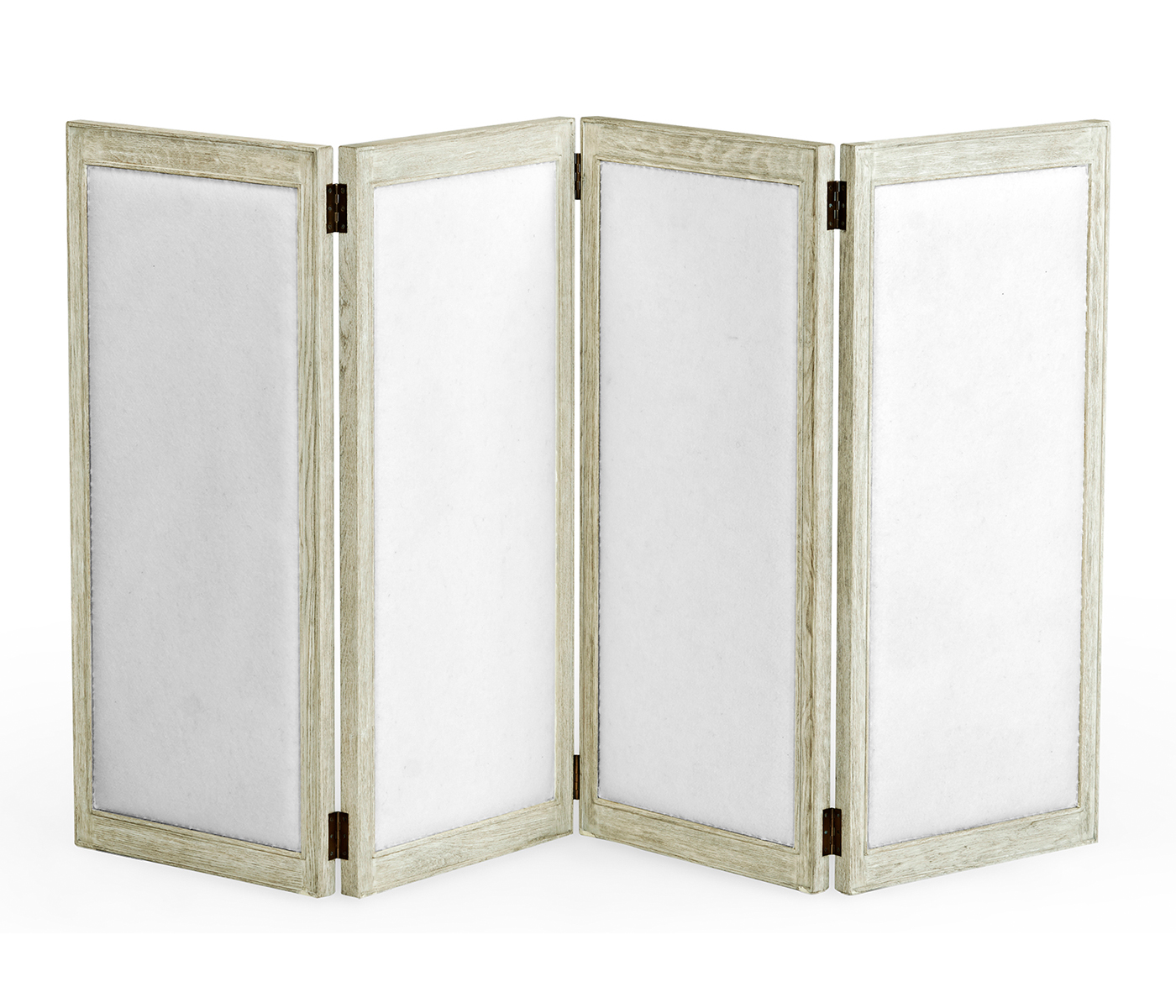 Light Grey Oak Screen, Upholstered in COM by Distributor