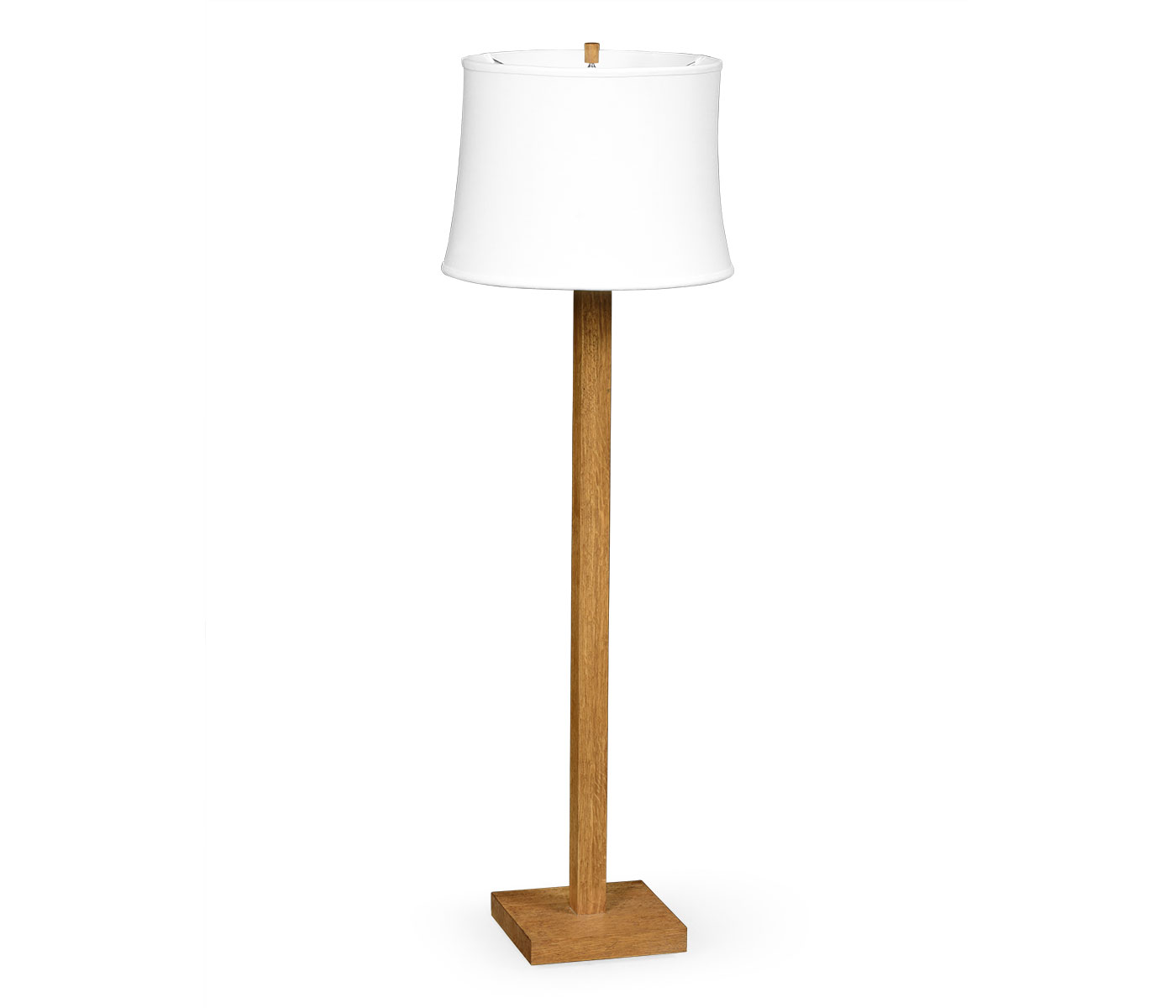Brushed Golden Oak Floor Lamp