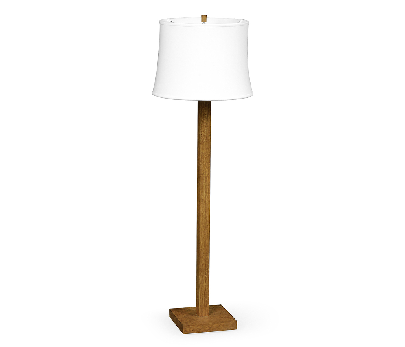 Brushed Golden Oak Floor Lamp