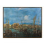 Venice San Marco Painting on a Honey Walnut Frame