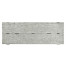 Rectangular Cloudy Grey Bench
