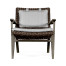 Hampton Grey & Rattan Lounge Chair