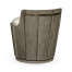 Swivel Grey Storage Bucket Stool