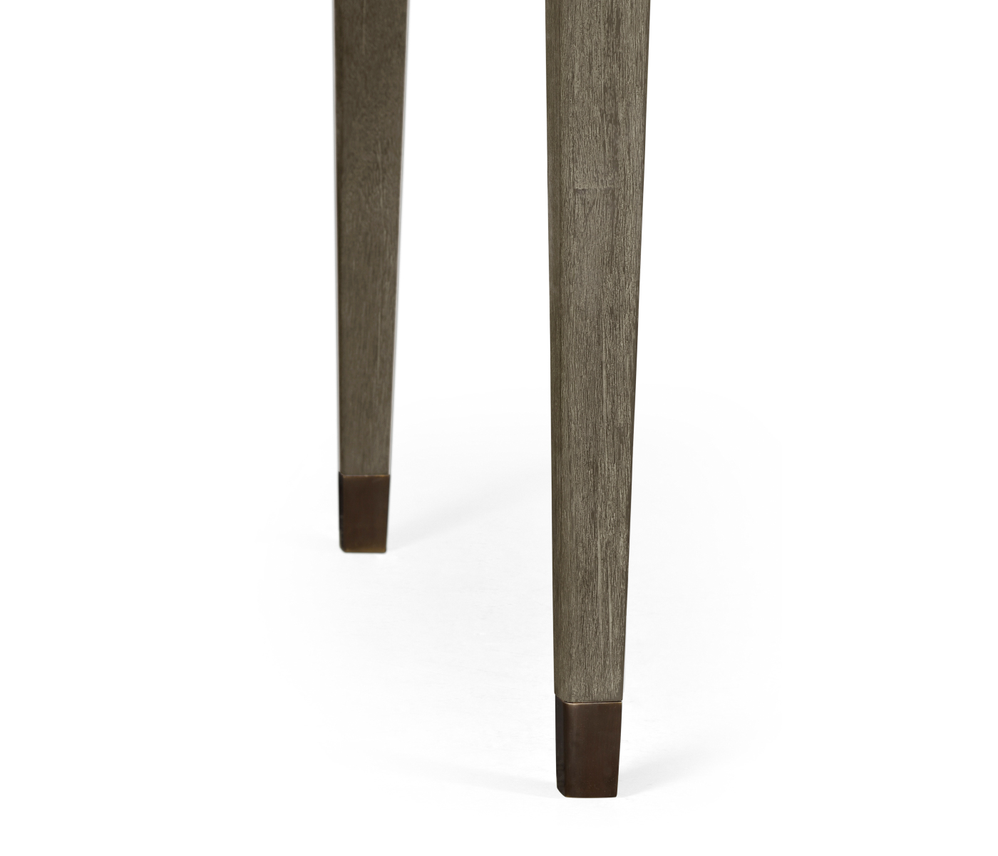 Square Grey & Rattan Dining Table