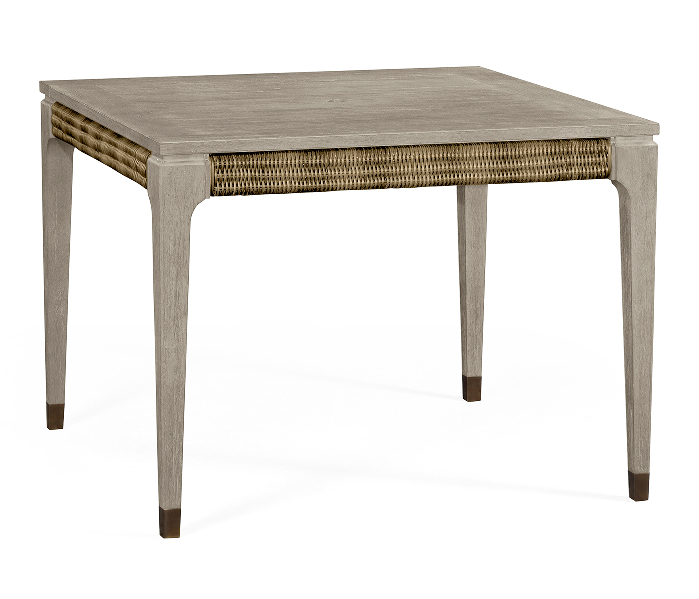Square Navajo Sand & Rattan Dining Table