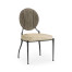 Circle Back Grey & Iron Dining Side Chair