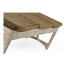 Three-Seat Navajo Sand & Light Natural Rattan Bench