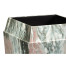 Large Square Faux Black & Grey Marble Planter
