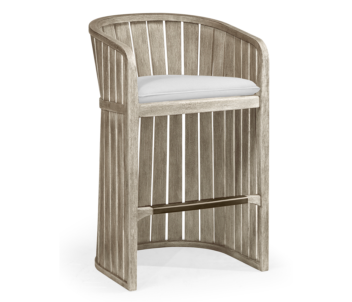 Slatted Navajo Sand Tub Bar Stool