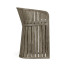 Slatted Grey Tub Counter Stool